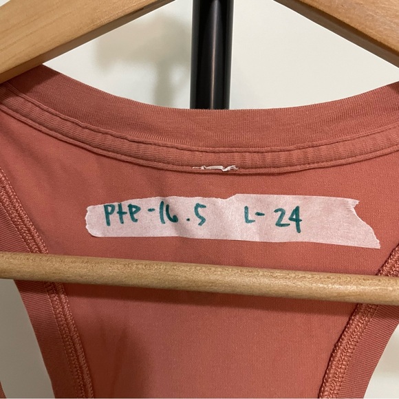 Lululemon Love Tank in Coral Peach Racerback Top Lightweight Stretchy Size XS/S - Picture 5 of 8